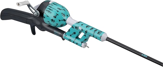 Cat Caster Fishing Pole Toy | Tangle Free & Easy to Store. Includes Two Interchangeable Teaser Toys | The Ultimate Gift for Kitty Lovers, Fish Bone