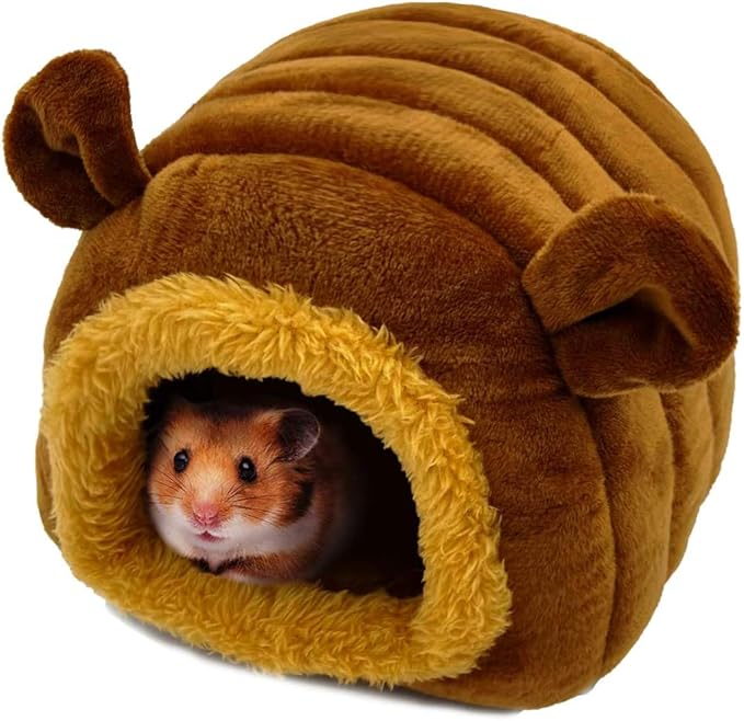 KAMEIOU Luxury Pet Bed for Small Animals - Waterproof Oxford Cloth, Super Soft Plush Filling, Non-Slip Base, Suitable for Guinea Pig, Hamster, Hedgehog, Chinchilla, Rabbit