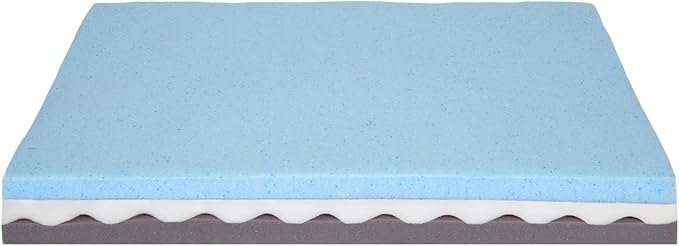 Luxe Dog Bed by Wag | Quad Layer Technology with Memory Foam, Orthopedic Foam, and Cooling Gel. Machine Washable Cover. Gray, Extra Large