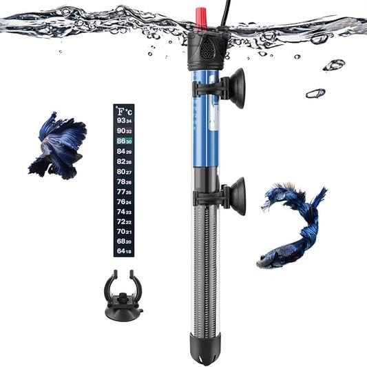 FEDOUR 50W 100W 300W Submersible Aquarium Heater, Adjustable Glass Water Heater for 5 – 70 Gallon Fish and Turtle Tank (300W for 35-70 Gallon)