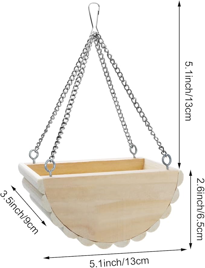 Litewoo Hamster Hideout Chewable Toys Wooden Accessories—— Hammock