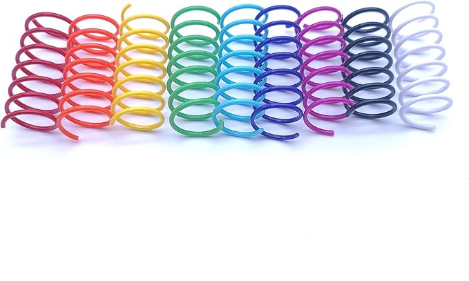 9Colors Cat Springs Toy for Indoor Cats, Interactive Self-Play Hunting Toy for Kittens, Biting & Swatting Creative Coil Toys 18Pcs