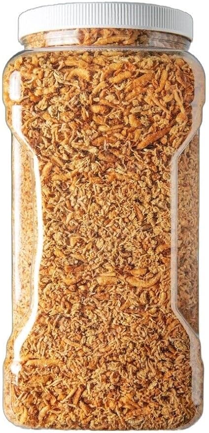 Aquatic Foods Inc. Plankton, Mysis Shrimp & Arctic Krill Bits- Freeze Dried for for Marines, Corals, Anemones, Koi & Pond Fish, Cichlids, All Tropical Fish…14oz Lg Jar