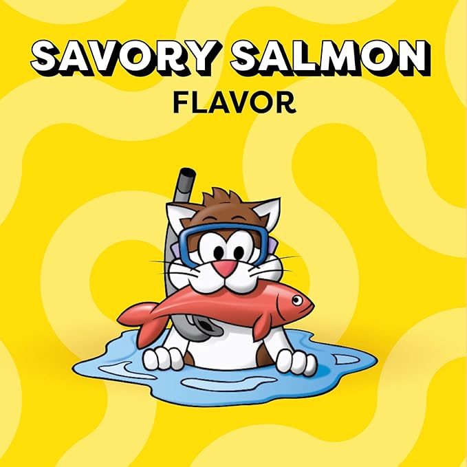 Temptations Classic Crunchy and Soft Cat Treats, Savory Salmon Flavor, 48 oz. Bag