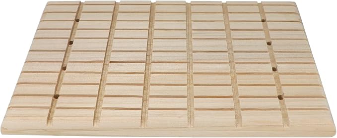 Wontee Wooden Scratch Pad for Rabbit, Guinea Pig, Chinchilla, Ferret (A)