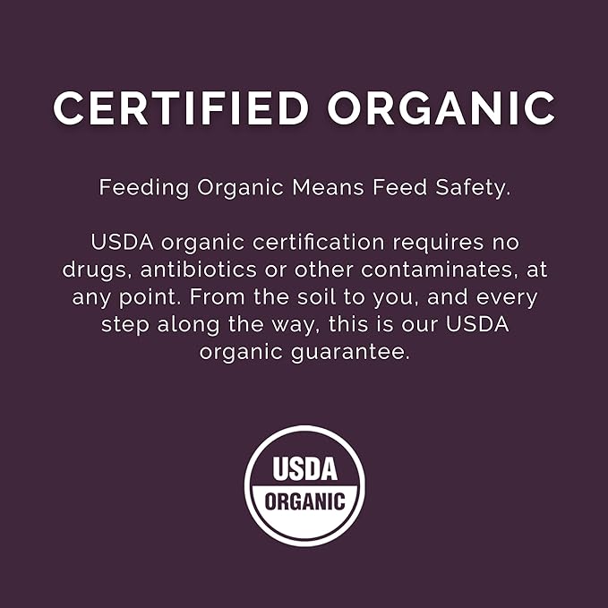 Chick Start Crumb Feed, 25lbs - Non-GMO, High Protein Chick Feed for Strong Early Growth, 21% Protein - USDA Certified Organic Blend, Soy & Corn-Free