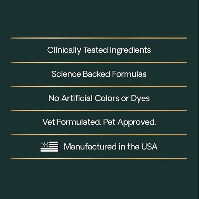VetriScience Long Lasting Calm & Confident Calming Chews for Dogs, Supplement for Stress Support, Thunderstorms, Fireworks, & Travel, Chicken, Soft Chews, 90 Count - New Look