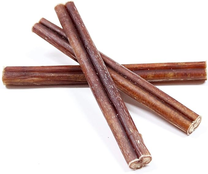 SUPERCAN 6" Bully Sticks for Dogs (10 Pack) – 100% Natural | Long-Lasting Dog Chews | Free-Range, Grass-Fed Beef | High-Protein | Odor-Free | Rawhide Alternative – Healthy Dog Treats