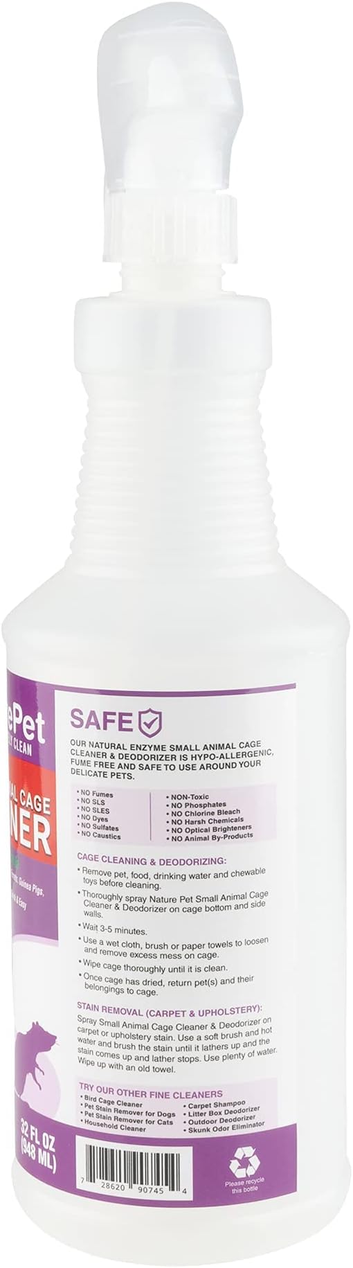 Small Animal Cage Cleaner (32oz Spray Bottle (Save 30%))