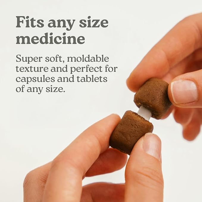 Presidio Pill Buddy Naturals - PB & Banana Recipe Pill Hiding Treats for Dogs - Make A Perfect Pill Concealing Pocket Or Pouch for Any Size Medication - 30 Servings