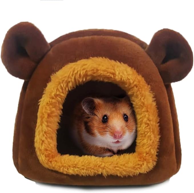 KAMEIOU Luxury Pet Bed for Small Animals - Waterproof Oxford Cloth, Super Soft Plush Filling, Non-Slip Base, Suitable for Guinea Pig, Hamster, Hedgehog, Chinchilla, Rabbit