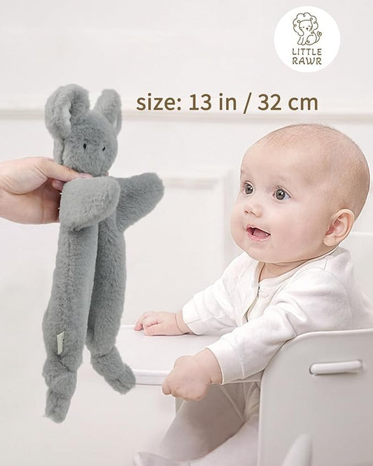 Easter Basket Stuffers, 12-Inches, Pink Bunny, Stuffed Animals for Babies, Security Blanket Toy Infants 0-6 Months, Snuggle Toy Baby Girl & Boy, Nursery Soft for Newborns