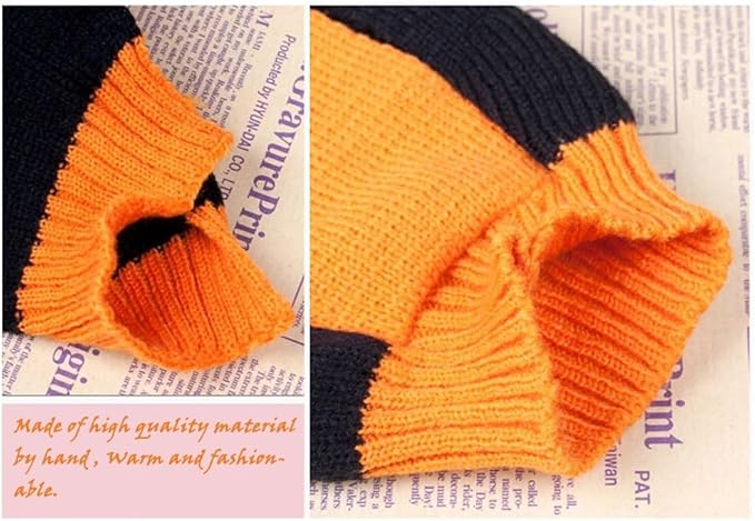 NACOCO Dog Sweater Pumpkin Pet Sweaters Halloween Holiday Party for Cat and Puppy (S)