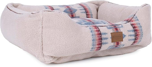 Pendleton Berber Kuddler Dog Bed - Harding Rosewood, M