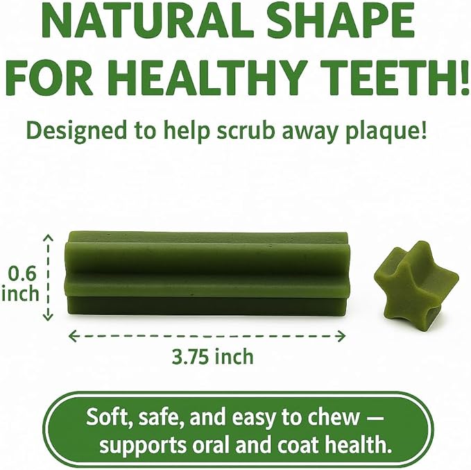 Cricket Protein Dog Treats – High-Protein Soft Dental Chews for Oral Health, Fresh Breath & Shiny Coat, Hypoallergenic, No Meat, Sensitive Dogs, Sustainable, (14 Pcs)