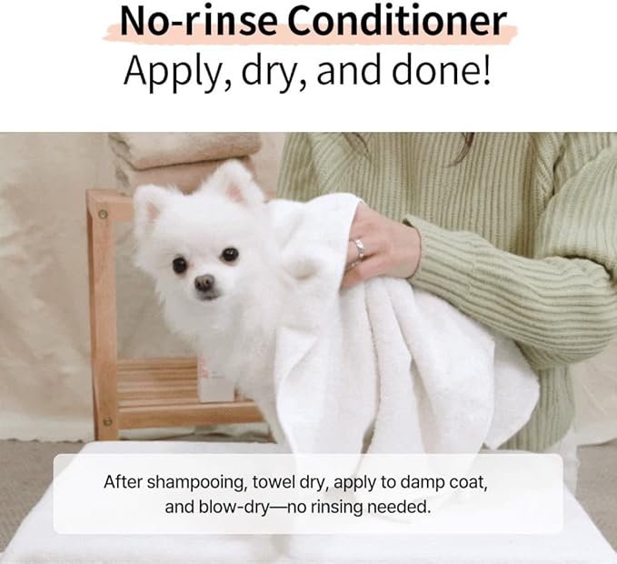 Blooming Dog Leave-in Conditioner, Loved by Top Korean Groomers, Adds Volume and Shine – Easy Breezy, Signature Blooming Powdery Scent, Professional Care at Home (6.76 fl oz/200 ml)