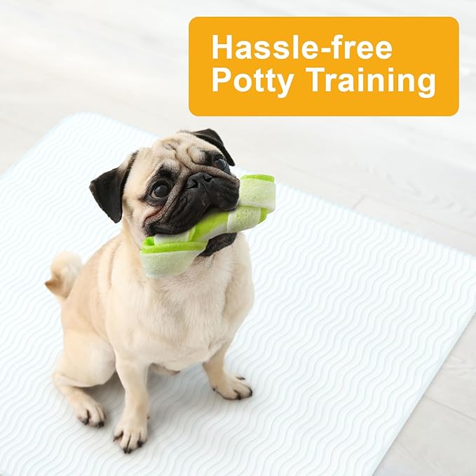 GREEN LIFESTYLE Washable Underpads - Large Bed Pads for use as Incontinence Bed Pads, Reusable Pet Pads, Great for Dogs, Cats, Bunny, Seniors Bed Pad (Pack of 4 - 30x34)