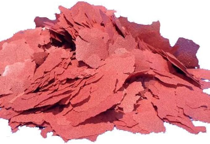 Aquatic Foods Inc. Beef Heart Mix Flakes of Beef Heart, Shrimp, Spinach, Nori, Natural Astaxanthin (Natural Color Enhancer) for Discus, Cichlids, for All Tropical Fish - Premium AF Flakes - 1-lb