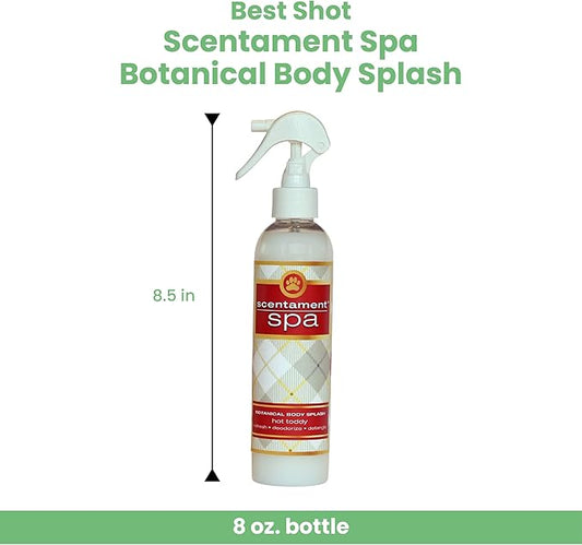 Best Shot Scentament Spa Seasonal Botanical Body Splash, Hot Toddy, 8 oz