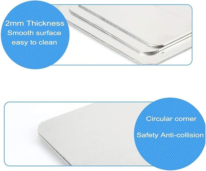 Rabbit Cooling Pad, 12x8 in Self Cooling Mat for Hamster Guinea Pig Chinchilla Bunny Kitten Cat and Other Small Animal, Pet Cool Ice Bed Plate Perfect for Hot Summer