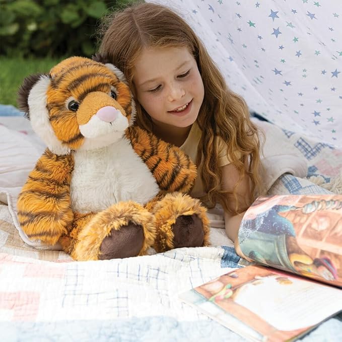 Vermont Teddy Bear Tiger Stuffed Animals - Tiger Plush, Orange, 18