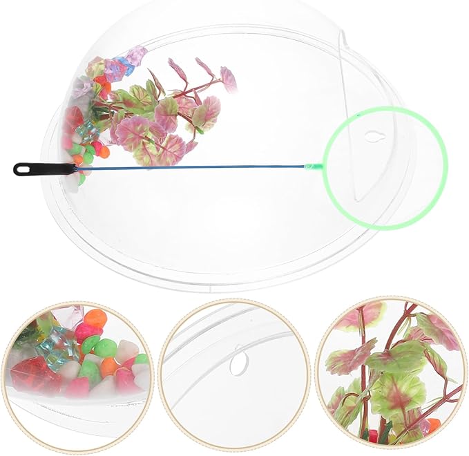 Acrylic Wall-Mounted Fish Bowl Betta Aquarium Multipurpose Wall Planter