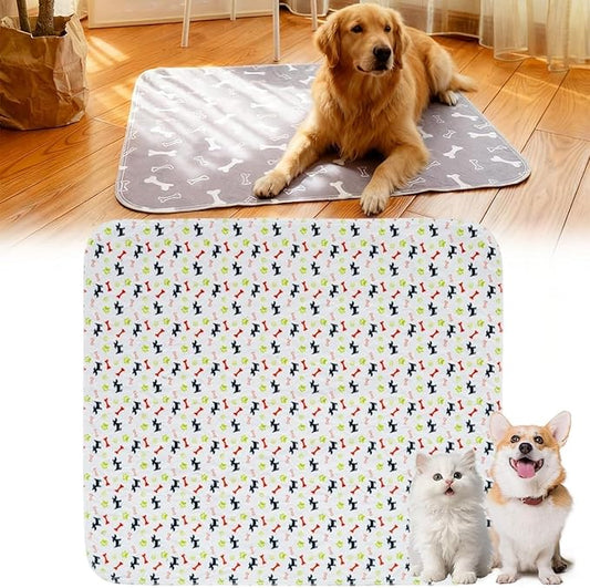 Puppy Pads with pheromones, 2026 Upgraded Washable Puppy Pads for Dogs & Cats, Pee Pad - Leak & Odor Waterproof, Non-Slip Base, Easy to Clean & Reusable (White, XS: 11.8" × 11.8")