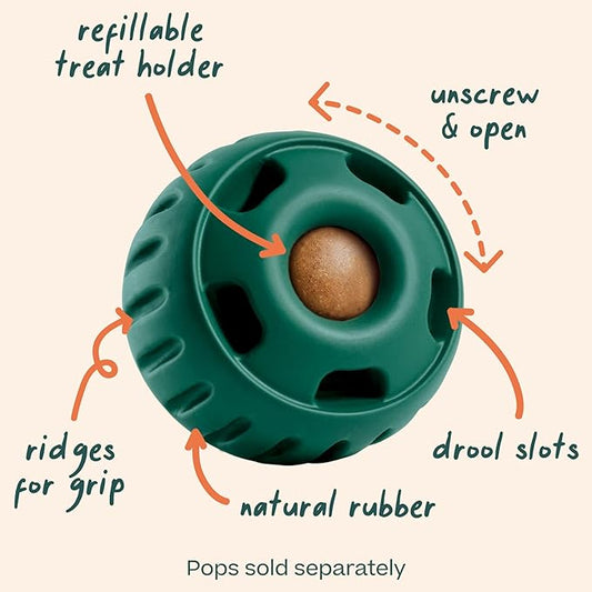 WOOF Pupsicle - Long-Lasting Interactive Dog Toy to Keep Your Pup Busy and Distracted - Safe for Dogs - Low-Mess Design - Dog Toys for XL Dogs 75 lbs and Up