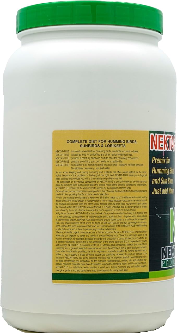 Nekton Nektar-Plus 1500Gm / 3.3Lb Fruit Premix For Hummingbirds And Sunbirds