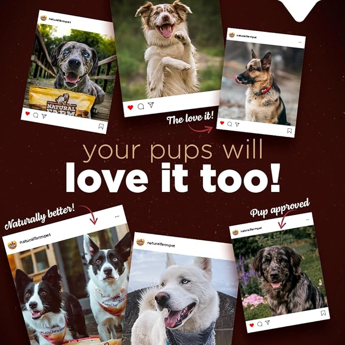 Natural Farm Bully Cheek Stick, 5-6-Inch (25-Pack)- Best Bully Stick Alternative, 100% Natural Beef Cheeks for Dogs- High Protein, Cleans Teeth Treats, Long Lasting Beef Chews for All Dog Sizes