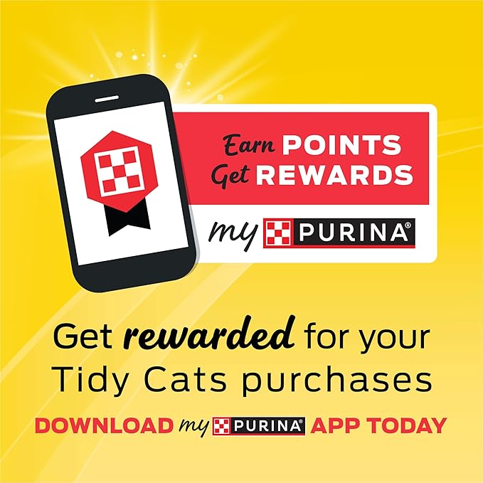 Purina Tidy Cats Clumping Cat Litter Odor Control, 24/7 Performance Multi Cat Litter - 16 lb. Bag (Pack of 2)