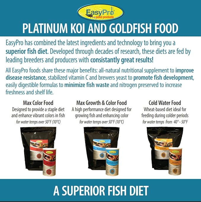 EasyPro CWF5 Cold Water Koi and Goldfish Food | 5lb