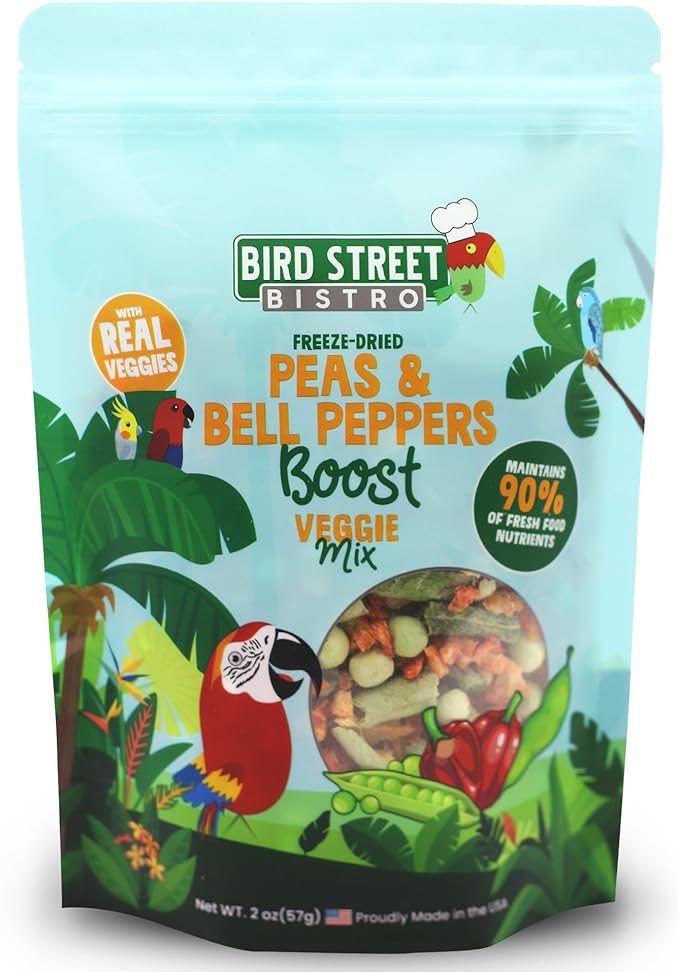 Parrot Food - Parakeet & Cockatiel Food - Cooks in 3-15 min with Natural & Organic Grains, Legumes, Non-GMO Fruits, Vegetables & Health Spices