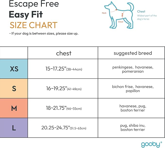 Gooby Escape Free Easy Fit Harness - Hot Pink, X-Small - No Pull Step-in Patented Small Dog Harness with Quick Release Buckle - Perfect On The Go No Pull Harness for Small Dogs or Medium Dog Harness