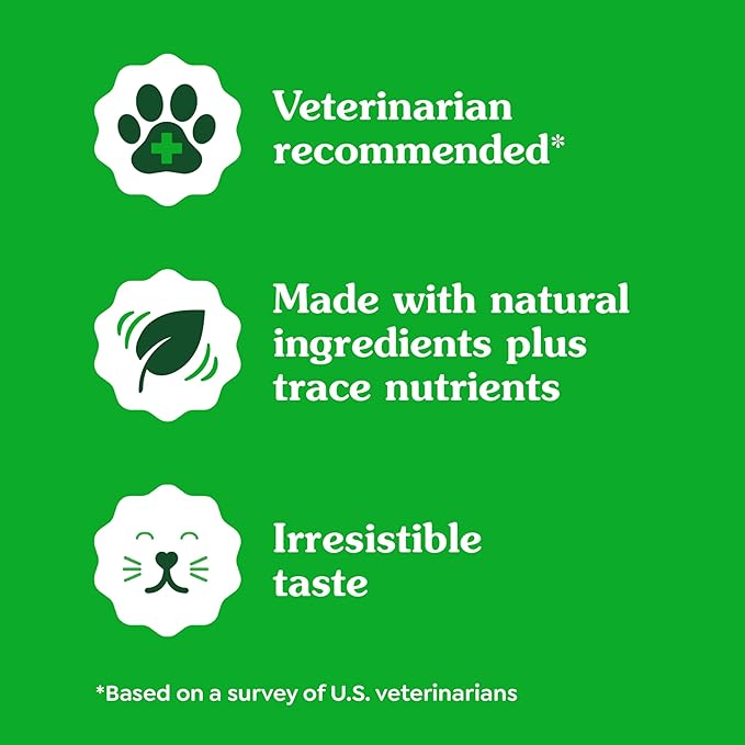 Greenies Feline Pill Pockets for Cats Natural Soft Cat Treats, Chicken Flavor, 1.6 oz. Pouch (45 Treats)