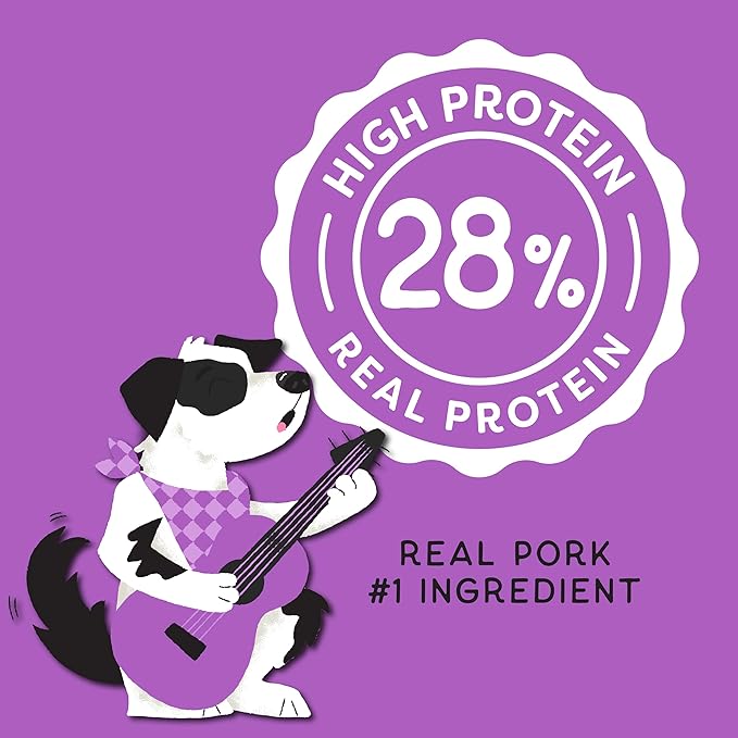 Soft Healthy Dog Treats for Immune Support & Training Snacks Made with Spinach, Cranberry & Kale - Smoky Pork - 16 oz
