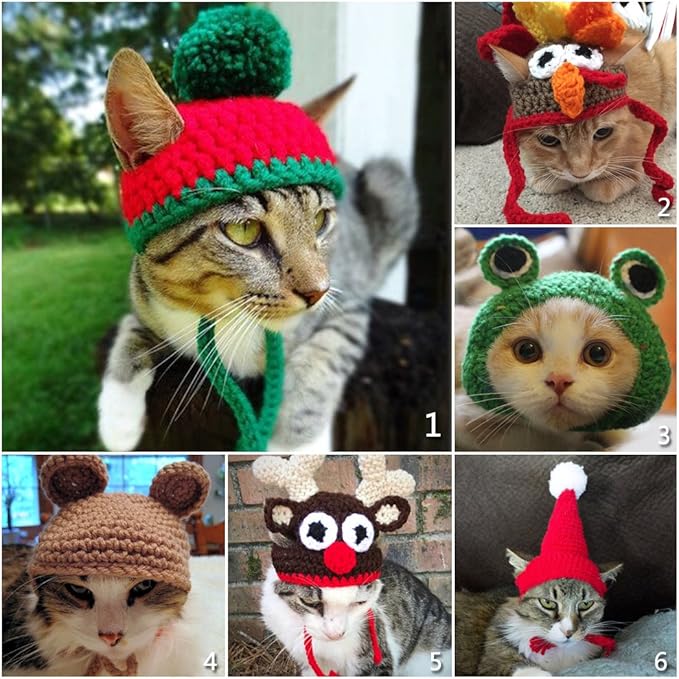 Legendog Cat Costume Pet Turkey Hat Thanksgiving Apparel for Cats Small Dogs