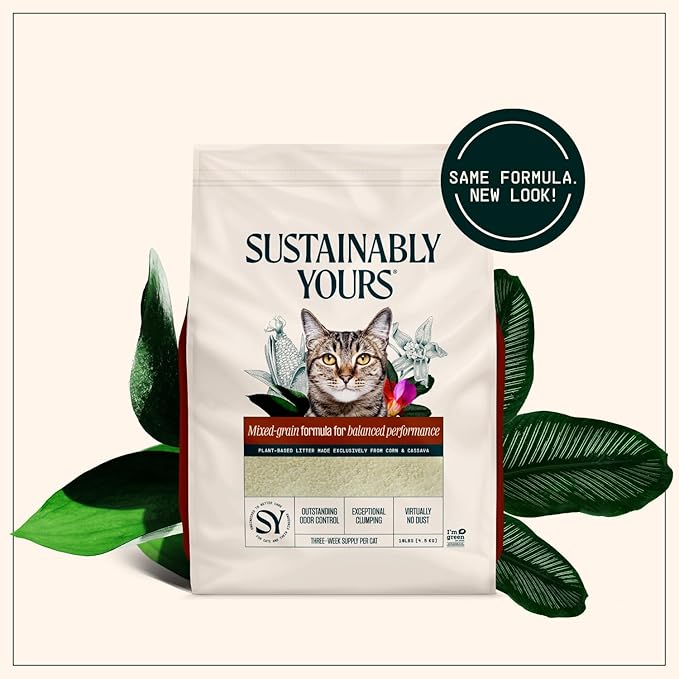 Cat Litter, Mixed-Grain Formula 10 lbs