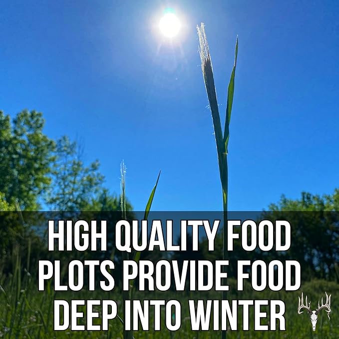 Last Resort Blend, 50LB Bulk, Winter Food Plot Seed for Deer, Cereal Grain Rye, Wheat, Barley, Triticale & Oat Seeds Grow Whitetail & Turkey Attractants & Cold Hardy Hunting Food Plots