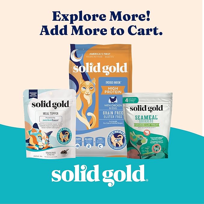 Solid Gold Tropical Blendz Salmon Pate in Coconut Oil - Nutrient-Rich Wet Cat Food for All Life Stages, 8 Pack