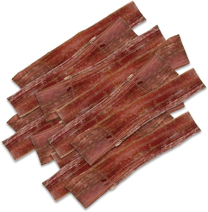 GigaBite 10 to 12 Inch Beef Gullet Jerky Strips (10 Pack) - All Natural, Free Range Beef Esophagus Taffy Dog Treat by Best Pet Supplies