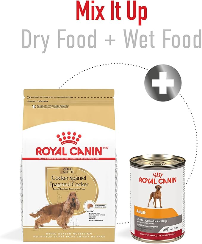 Royal Canin Cocker Spaniel Adult Dry Dog Food, 6 lb bag