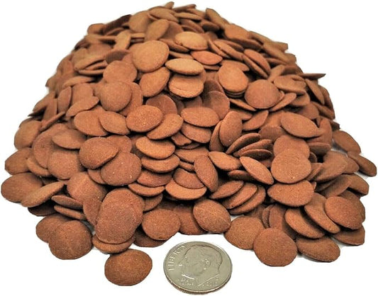 Aquatic Foods Inc. Ultra Multi-Shrimp 12mm - 1/2'' Sinking Wafers of 10 Types of Shrimp. Ideal for Bottom Fish, Plecos, Snails, Crayfish, All Herbivorous & Omnivorous Tropical Fish...1/2-lb