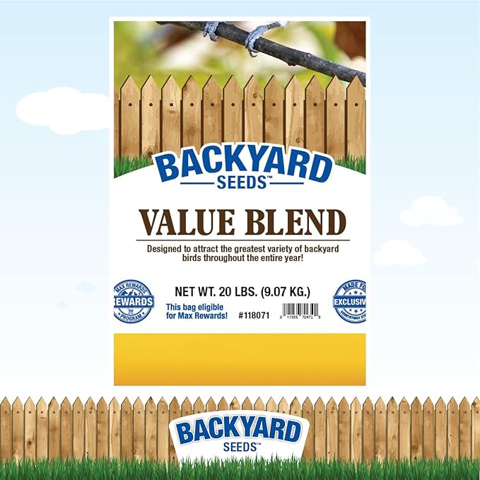 Backyard Seeds Value Blend Economy Mix Wild Bird Seed (40 Pounds)