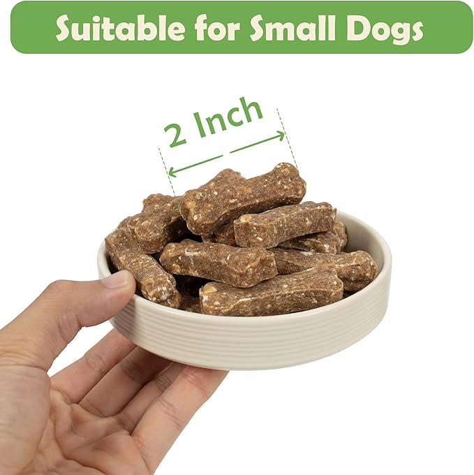 MON2SUN Dog Treats 2 Inch Chicken & Oat Treats with Peanut Butter, Crunchy Biscuits for Small Dogs, Training Rewards, 10.6 oz (35 Count)