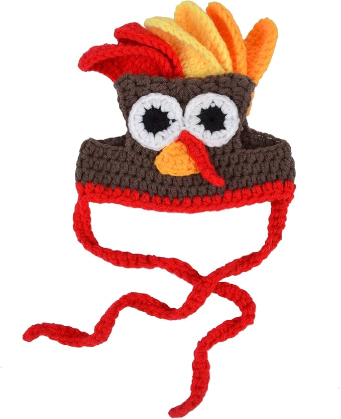 Legendog Cat Costume Pet Turkey Hat Thanksgiving Apparel for Cats Small Dogs