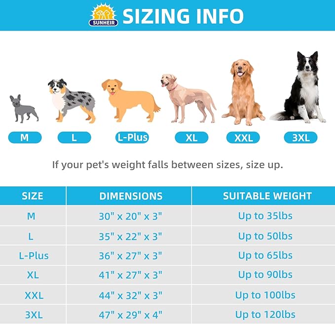 Orthopedic Dog Bed for Extra Large Dogs, XXL Waterproof Deluxe Plush Dog Crate Bed with Removable Washable Cover & Anti-Slip Bottom, Egg Crate Foam Pet Bed Mat, 44 x 32 Inches, Silver Grey