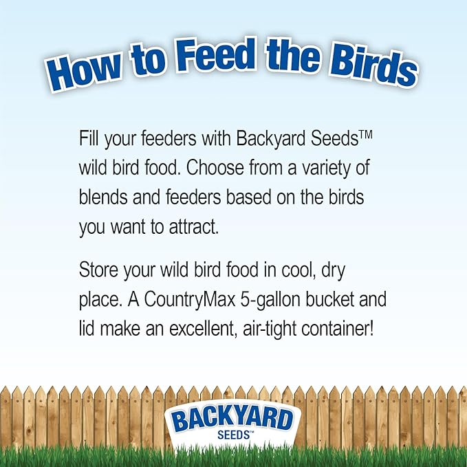 Backyard Seeds Value Blend Economy Mix Wild Bird Seed (40 Pounds)