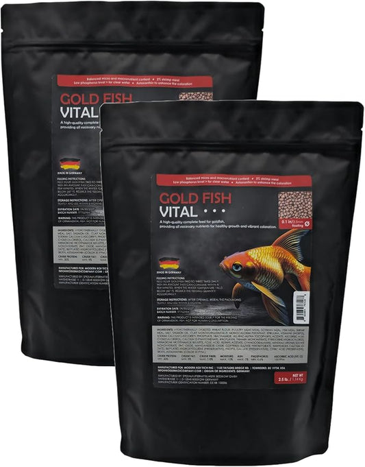 Koi Vital Goldfish Fish Food (2 Pack 2.5lb)