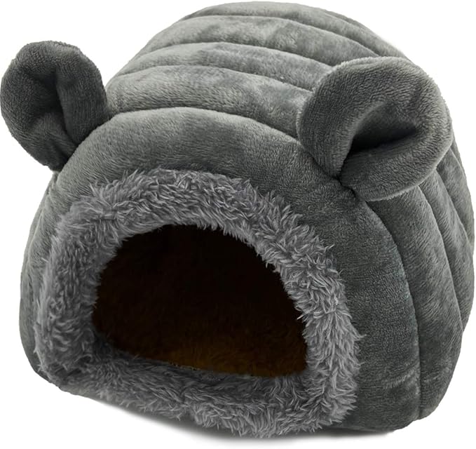 KAMEIOU Luxury Pet Bed for Small Animals - Waterproof Oxford Cloth, Super Soft Plush Filling, Non-Slip Base, Suitable for Guinea Pig, Hamster, Hedgehog, Rabbit, Chinchilla